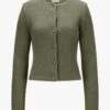 Agnes Trachten-Strickjacke Oliv -Damenmodegeschäft 00624999 016 11