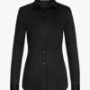 Hemdbluse Schwarz 2 Hemdbluse Schwarz -Damenmodegeschäft 00641574 004 11