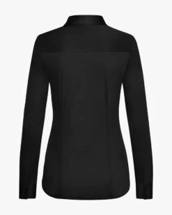 Hemdbluse Schwarz 5 Hemdbluse Schwarz -Damenmodegeschäft 00641574 004 21