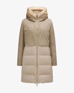 Daunenmantel Braun