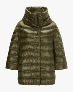 Daunenjacke Oliv