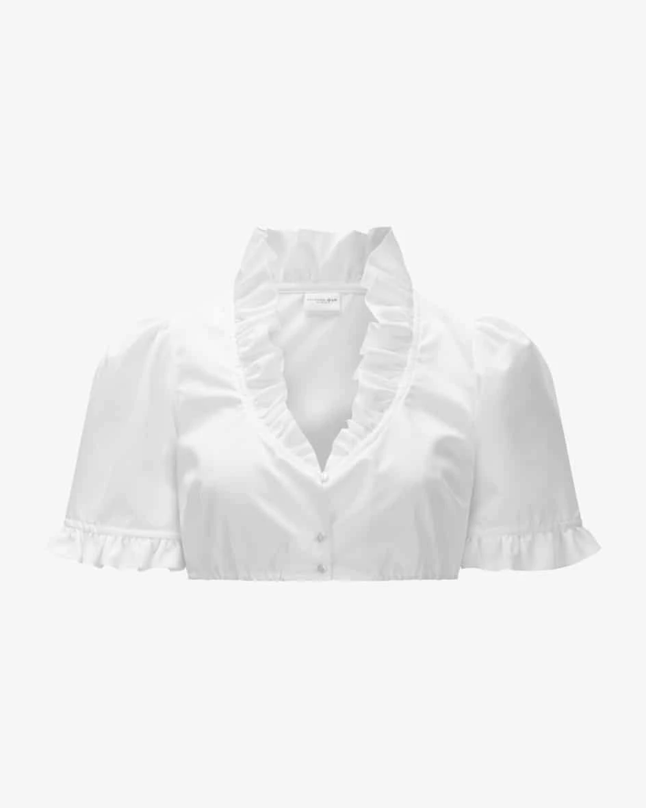 Fiona Dirndlbluse Weiß 3 Fiona Dirndlbluse Weiß