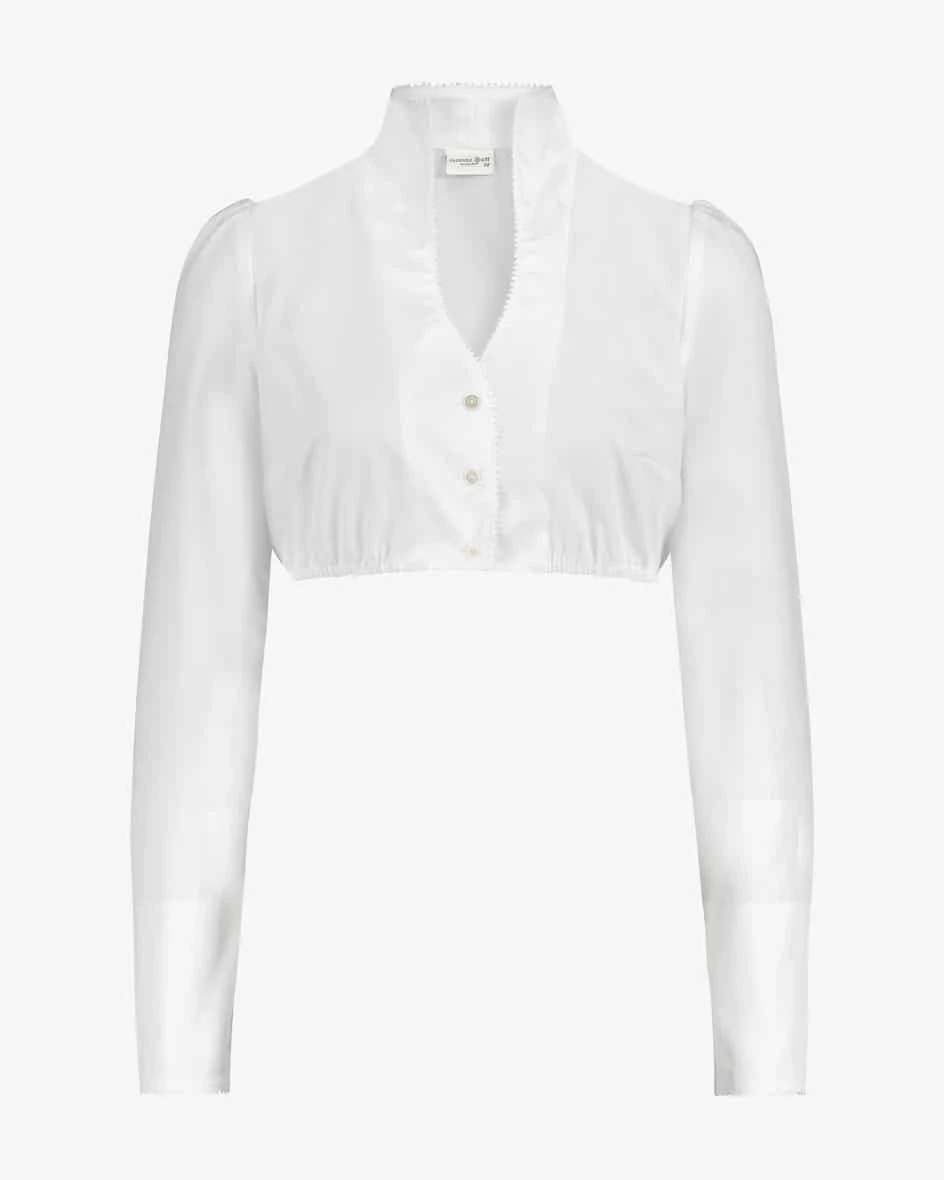 Salma Dirndlbluse Weiß 3 Salma Dirndlbluse Weiß