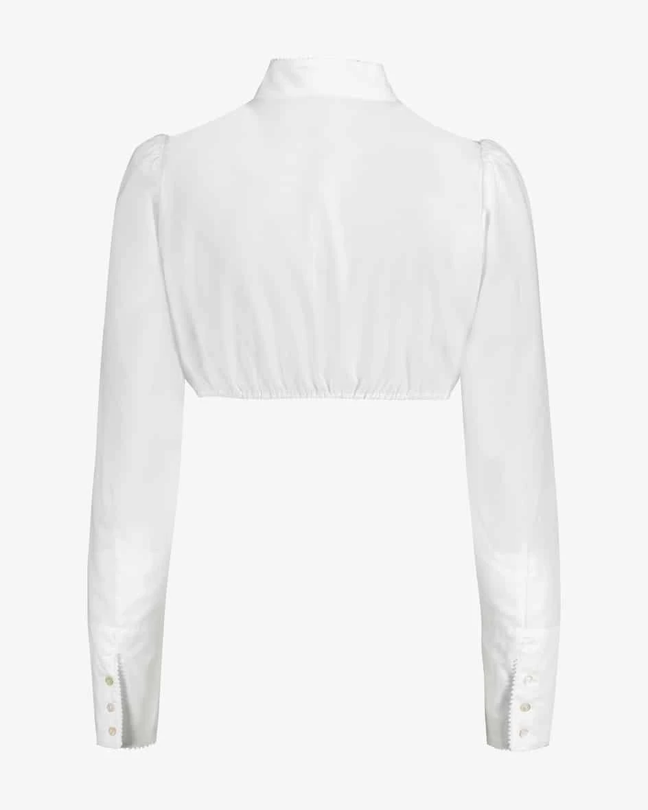 Salma Dirndlbluse Weiß 4 Salma Dirndlbluse Weiß – Bild 2