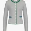 Trachten-Cashmere-Strickjacke Grau -Damenmodegeschäft 00721052 002 1