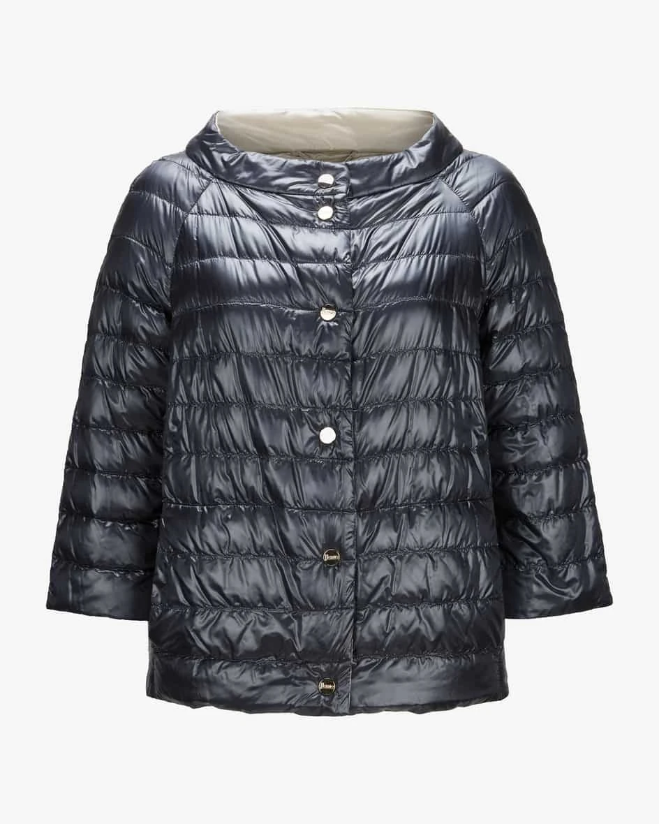 Wende-Daunenjacke Blau 3 Wende-Daunenjacke Blau