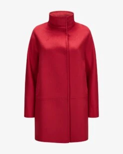 Manolo Wollmantel Rot