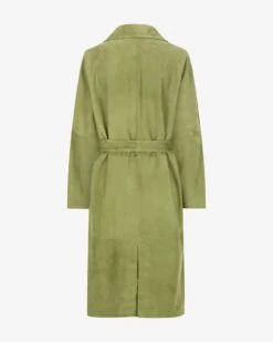 Domus Ledermantel Grün -Damenmodegeschäft 00730978 003 2