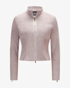 Sybille Trachten-Lederjacke Rosa