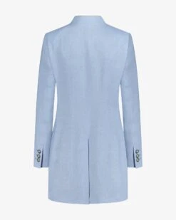 Neuenburg Trachten-Leinenblazer Blau -Damenmodegeschäft 00731901 001 2