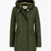 Luxuy Arctic Daunenparka Oliv -Damenmodegeschäft 00733344 002 1
