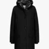 Arctic High Collar Daunenparka Schwarz -Damenmodegeschäft 00733345 001 1