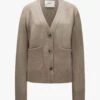 Danni Cashmere-Strickjacke Taupe -Damenmodegeschäft 00736647 009 1