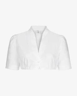 Wörther See Dirndlbluse Weiß