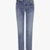 Riley 7/8-Jeans High Rise Straight Crop Blau -Damenmodegeschäft 00743595 001 1