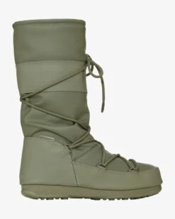 High Rubber Moon Boots Oliv