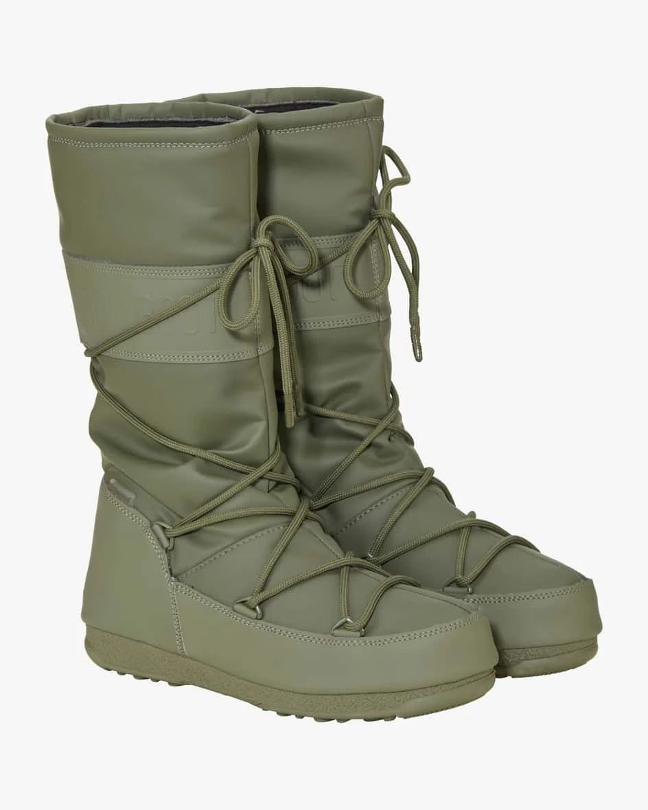 High Rubber Moon Boots Oliv 4 High Rubber Moon Boots Oliv – Bild 2