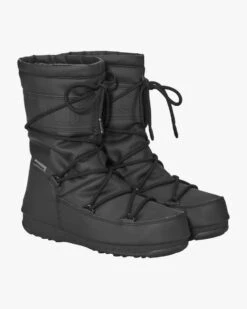 Mid Rubber Moon Boot Schwarz -Damenmodegeschäft 00744365 002 2