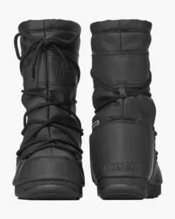 Mid Rubber Moon Boot Schwarz -Damenmodegeschäft 00744365 002 4