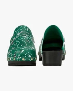 Bandana Clogs Grün -Damenmodegeschäft 00750357 001 4