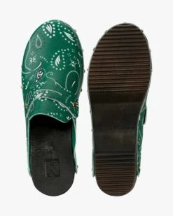 Bandana Clogs Grün -Damenmodegeschäft 00750357 001 5