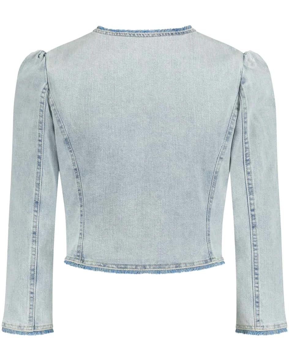 Toujours Jeansjacke Blau 4 Toujours Jeansjacke Blau – Bild 2