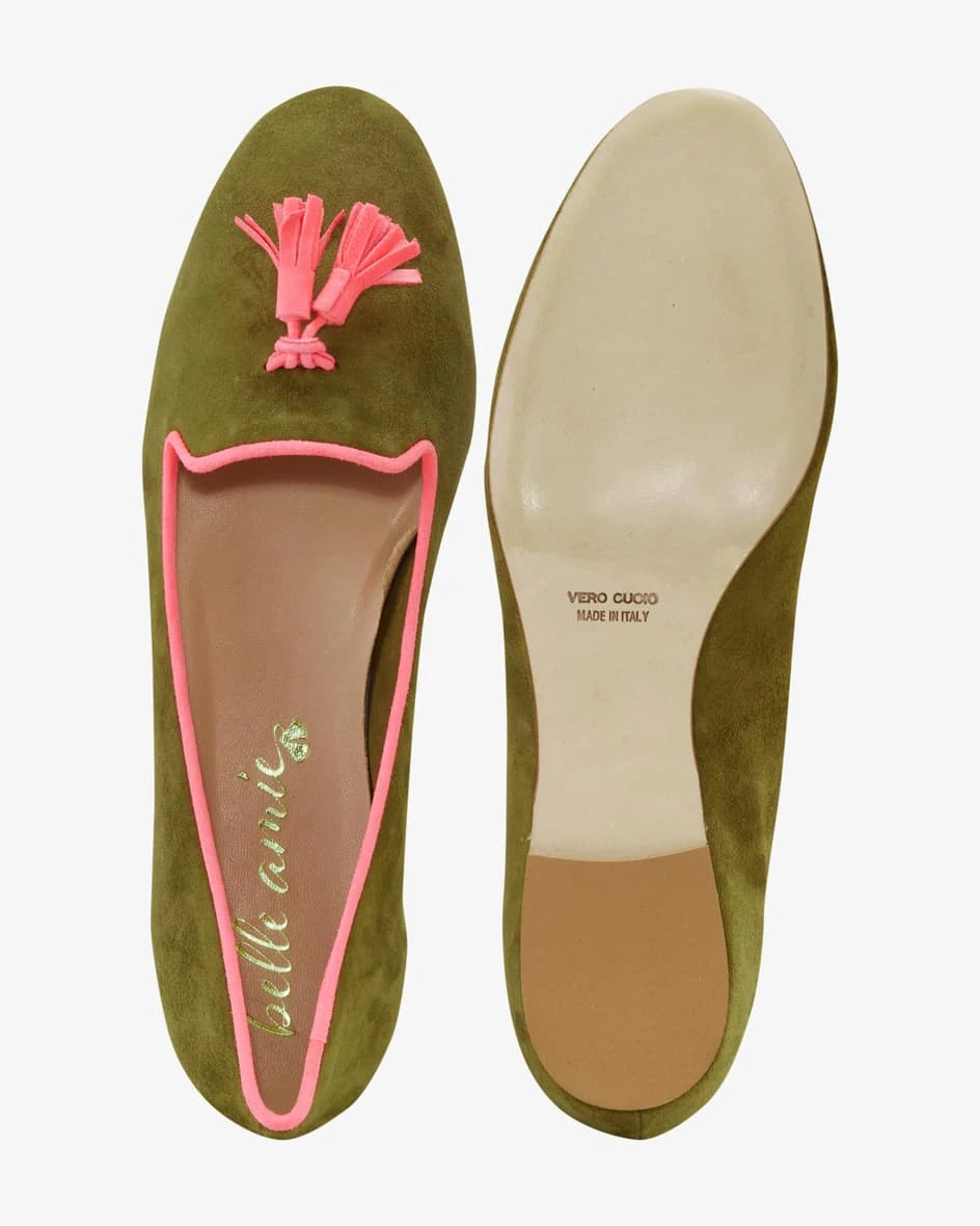 Amalfi Loafer Oliv 7 Amalfi Loafer Oliv – Bild 5