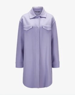 Kurzmantel Violett