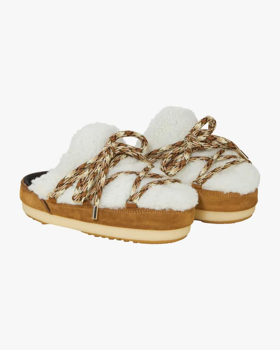 Pantoletten Braun 4 Pantoletten Braun – Bild 2