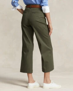 7/8-Hose Oliv -Damenmodegeschäft 00755270 002 4