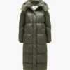 Aurora Long Daunenmantel Oliv -Damenmodegeschäft 00755790 001 1