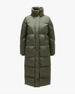 Aurora Long Daunenmantel Oliv 9 Aurora Long Daunenmantel Oliv -Damenmodegeschäft 00755790 001 4