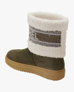 Kitzbühel Boots Oliv -Damenmodegeschäft 00755884 001 3