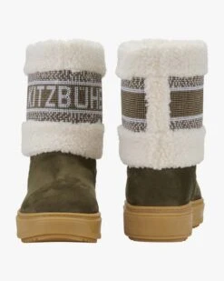 Kitzbühel Boots Oliv -Damenmodegeschäft 00755884 001 4