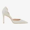 Stuart 100 Scallop Dorsay Pumps Silbern -Damenmodegeschäft 00756046 001 1