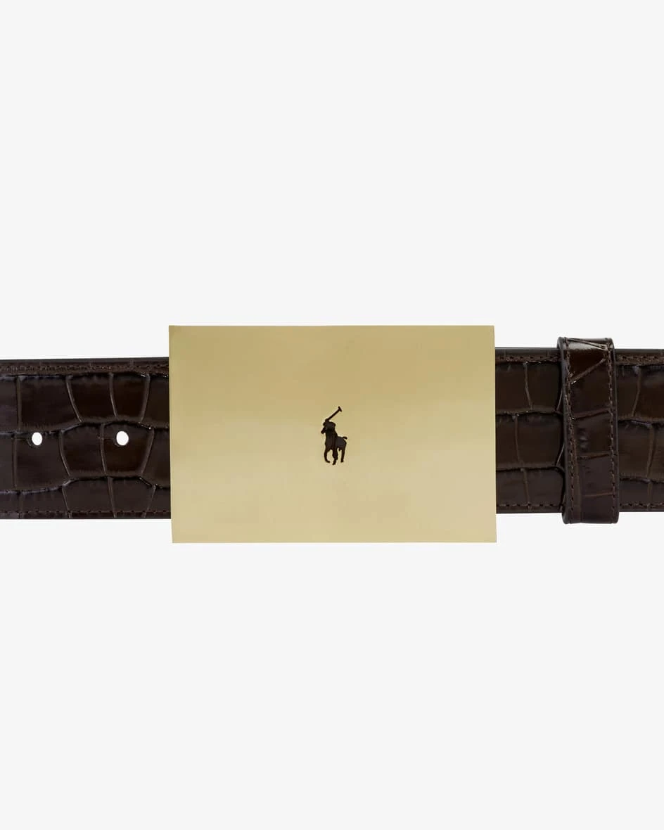 Ledergürtel Braun 4 Ledergürtel Braun – Bild 2