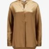 Seidenbluse Braun