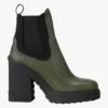 Isla Chelsea-Boots Oliv -Damenmodegeschäft 00757546 001 11