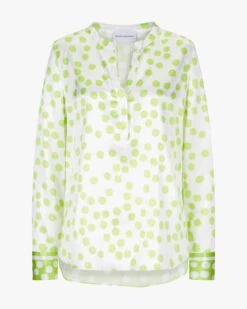 Seidenbluse Grün