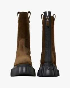 Boots Oliv -Damenmodegeschäft 00762982 001 46