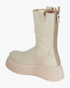 Milagros Boots Creme -Damenmodegeschäft 00763039 002 3