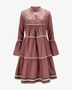 Trachtika Trachten-Kleid Rosa