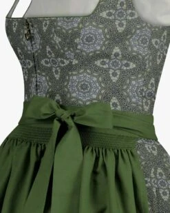 Midi-Dirndl Mit Schürze Oliv -Damenmodegeschäft 00763542 001 31