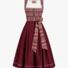 Dirndl Midi Rot -Damenmodegeschäft 00763544 001 11