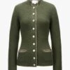 Trachten-Strickjacke Oliv -Damenmodegeschäft 00763691 002 1