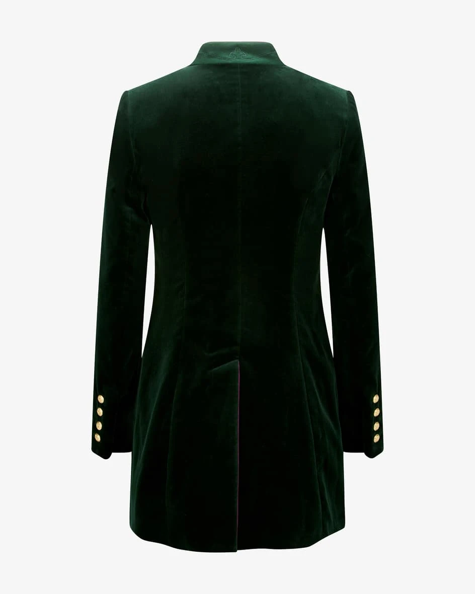 Ingaischler Samt-Trachtengehrock Grün 4 Ingaischler Samt-Trachtengehrock Grün – Bild 2