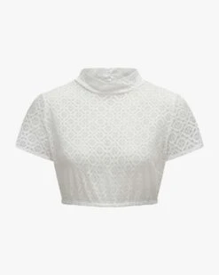 Inga Dirndlbluse Weiß