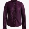 Lady Trachten-Samtbluse Violett -Damenmodegeschäft 00763832 001 1