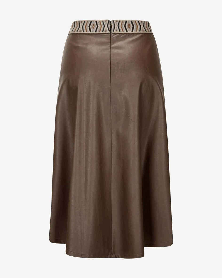 Alba Trachten-Rock Braun 4 Alba Trachten-Rock Braun – Bild 2