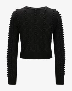 Amalia Trachten-Cashmere-Strickjacke Schwarz -Damenmodegeschäft 00763842 002 2